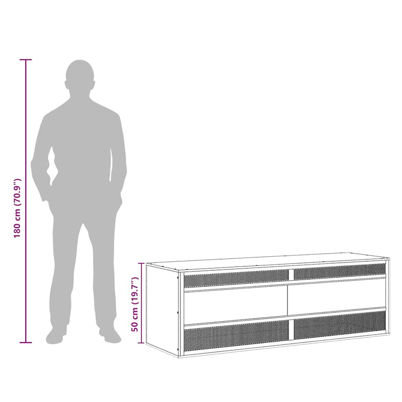 vidaXL szerelt fa terrárium 120 x 50 x 50 cm
