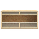 vidaXL szerelt fa terrárium 100x47x47 cm