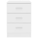 vidaXL fehér szerelt fa éjjeliszekrény 38 x 35 x 56 cm