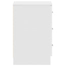 vidaXL 2 db fehér szerelt fa éjjeliszekrény 38 x 35 x 56 cm