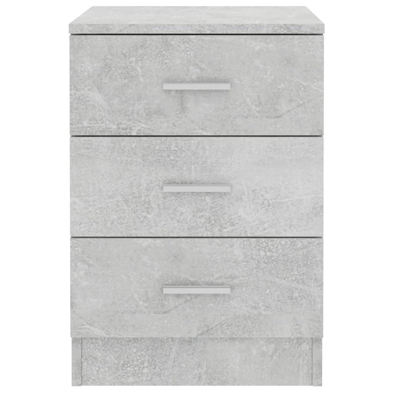 vidaXL betonszürke szerelt fa éjjeliszekrény 38 x 35 x 56 cm