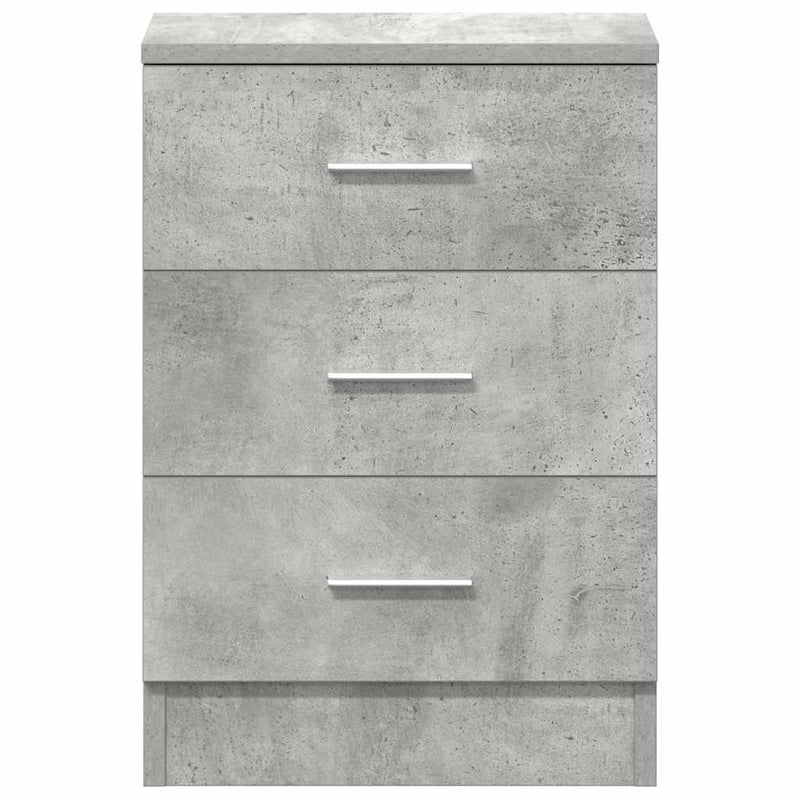 vidaXL betonszürke szerelt fa éjjeliszekrény 38 x 35 x 56 cm