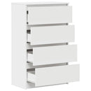 vidaXL fehér szerelt fa tálalószekrény 60 x 35 x 98,5 cm