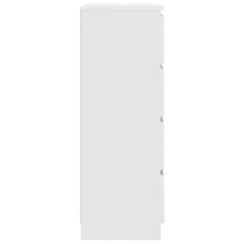 vidaXL fehér szerelt fa tálalószekrény 60 x 35 x 98,5 cm