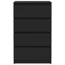 vidaXL fekete szerelt fa tálalószekrény 60 x 35 x 98,5 cm