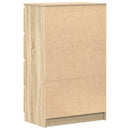 vidaXL sonoma-tölgy színű szerelt fa tálalószekrény 60 x 35 x 98,5 cm