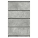 vidaXL betonszürke szerelt fa tálalószekrény 60 x 35 x 98,5 cm