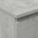 vidaXL betonszürke szerelt fa tálalószekrény 60 x 35 x 98,5 cm