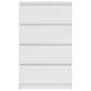 vidaXL magasfényű fehér szerelt fa tálalószekrény 60 x 35 x 98,5 cm