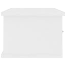 vidaXL fehér szerelt fa falra szerelhető fiókos polc 60 x 26 x 18,5 cm