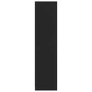 vidaXL fekete szerelt fa ruhásszekrény 100 x 50 x 200 cm