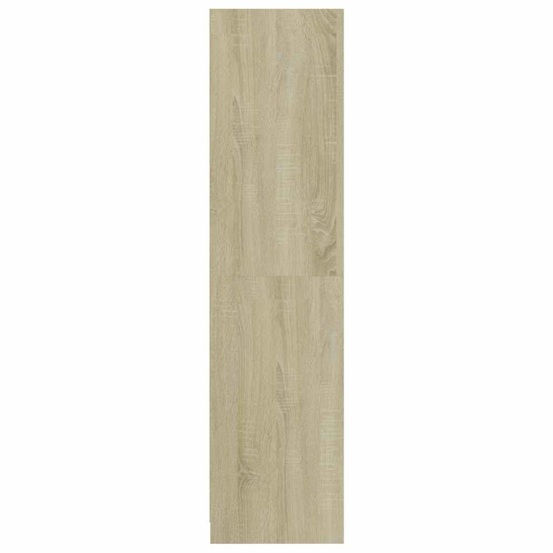vidaXL sonoma tölgy színű szerelt fa ruhásszekrény 100 x 50 x 200 cm