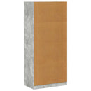 vidaXL betonszürke szerelt fa ruhásszekrény 90 x 52 x 200 cm