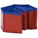 vidaXL összehajtható piros PVC kutyamedence 80 x 20 cm