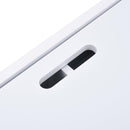 vidaXL 3-részes fekete és fehér táblás gyerekasztal- és székkészlet