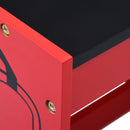 vidaXL 3-részes tűzoltóautó formájú gyerekasztal- és székkészlet