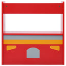 vidaXL 3-részes tűzoltóautó formájú gyerekasztal- és székkészlet