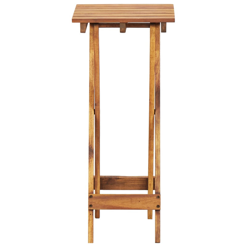 vidaXL tömör akácfa virágtartó állvány 30 x 30 x 67 cm