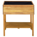 vidaXL kerti tömör akácfa magaságyás 78,5 x 58,5 x 78,5 cm