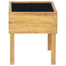 vidaXL kerti tömör akácfa magas ágyás 50 x 40 x 45 cm