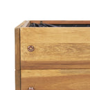 vidaXL kerti tömör akácfa magas ágyás 50 x 40 x 45 cm