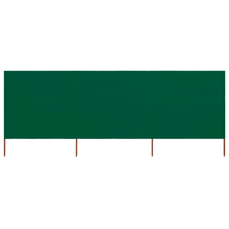 vidaXL zöld szövet 3-paneles szélfogó 400 x 160 cm