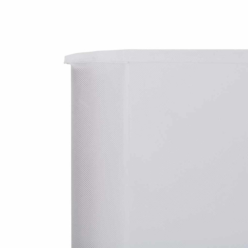 vidaXL homokfehér szövet 5-paneles szélfogó 600 x 80 cm