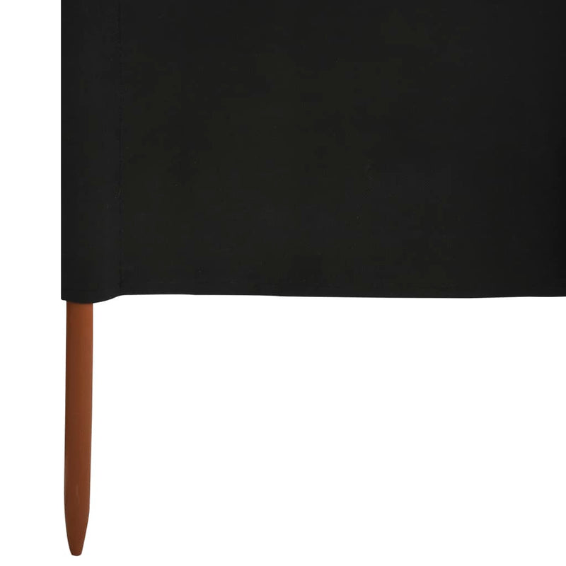 vidaXL tópszínű 6-paneles szövet szélfogó 800 x 80 cm