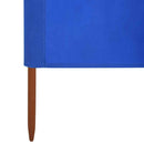 vidaXL azúrkék 6-paneles szövet szélfogó 800 x 120 cm