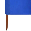 vidaXL azúrkék 9 paneles szövet szélfogó 1200 x 80 cm