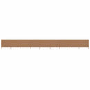 vidaXL tópszínű 9 paneles szövet szélfogó 1200 x 120 cm