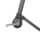 vidaXL zöld függő napernyő alumínium rúddal  3 m