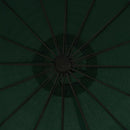 vidaXL zöld függő napernyő alumínium rúddal  3 m