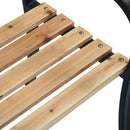 vidaXL fa kerti pad 120 cm
