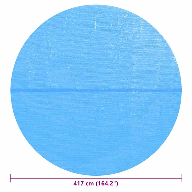 vidaXL kék polietilén medencetakaró 417 cm