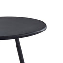 vidaXL fekete MDF bárasztal 60 x 107,5 cm