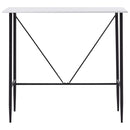 vidaXL fehér MDF bárasztal 120 x 60 x 110 cm