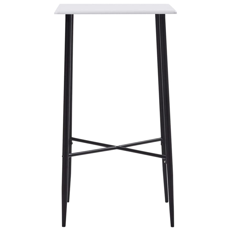 vidaXL fehér MDF bárasztal 60 x 60 x 111 cm