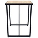 vidaXL tölgyszínű MDF étkezőasztal 120 x 60 x 75 cm