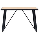 vidaXL tölgyszínű MDF étkezőasztal 120 x 60 x 75 cm