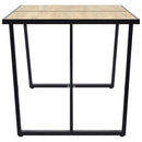 vidaXL tölgyszínű MDF étkezőasztal 160 x 80 x 75 cm