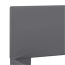 vidaXL szürke LED-es műbőr ágykeret 180 x 200 cm