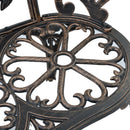 vidaXL bronz öntött alumínium bisztró pad 100 cm