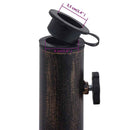 vidaXL bronzszínű öntöttvas napernyőtalp 12 kg 48 cm