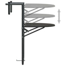vidaXL barna rattan hatású műanyag függő erkélyasztal 60x64x83,5 cm
