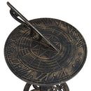 vidaXL bronz színű műanyag napóra 35,5 x 82 cm