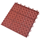 vidaXL Faszegély járólap 10 pcs Piros 30,5 x 30,5 x 2,2 cm