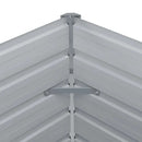 vidaXL zöld horganyzott acél kerti magaságyás 160 x 80 x 77 cm