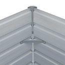 vidaXL antracitszürke horganyzott acél kerti magaságyás 160x80x45 cm