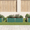 vidaXL zöld horganyzott acél kerti magaságyás 160 x 80 x 45 cm